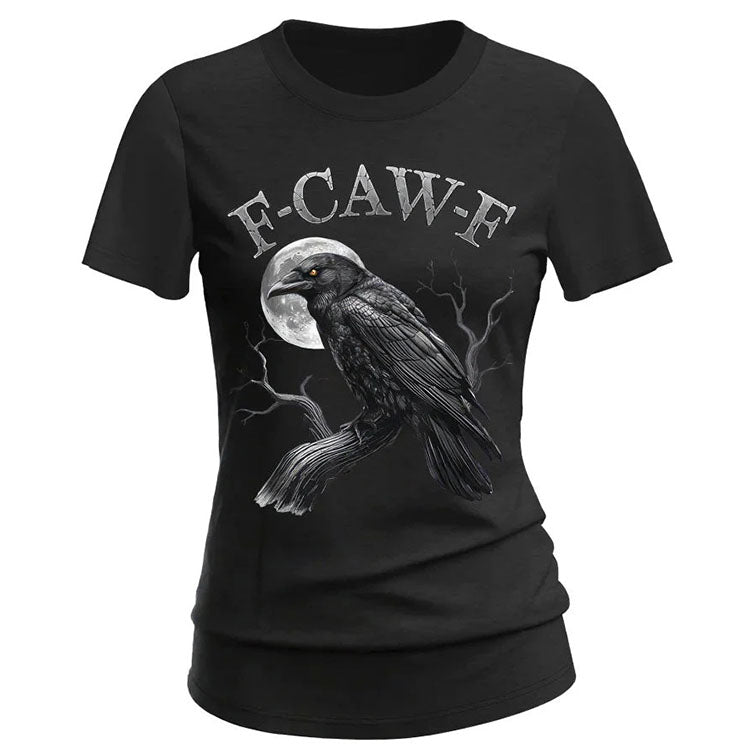 F-Caw-F Crow Cotton Blend T-Shirt