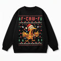 F-Caw-F Chicken Christmas 100% Cotton sweatshirt