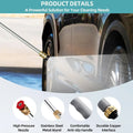 Garden Hose Nozzle High-Pressure Washer with 3 High-Pressure Nozzles