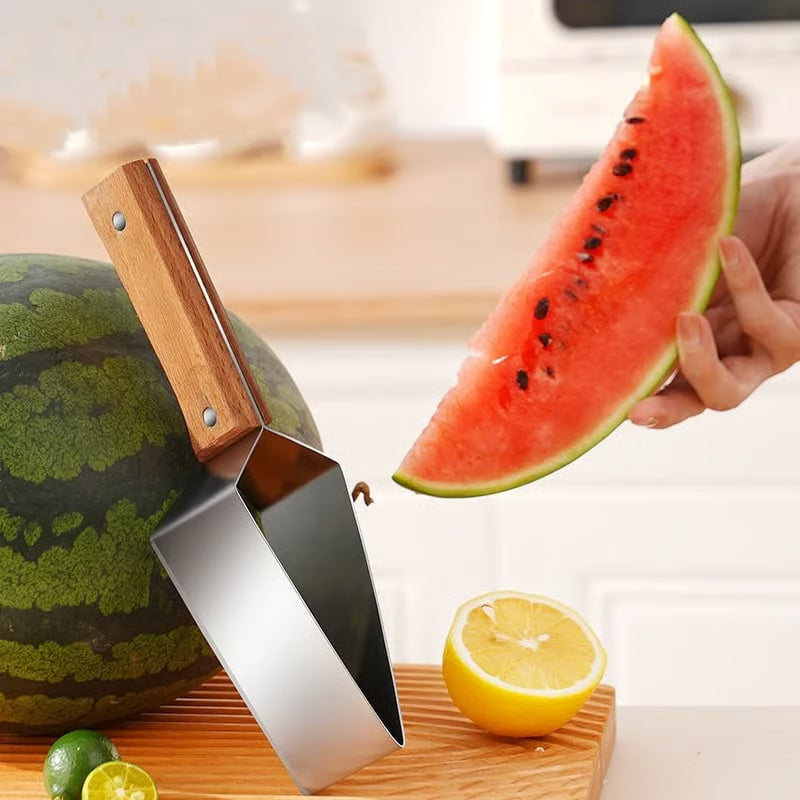 Clever tricks for cutting watermelons that make traditional knives seem outdated and dangerous.