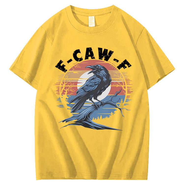 Vintage F-Caw-F Crow 100% Cotton T-Shirt