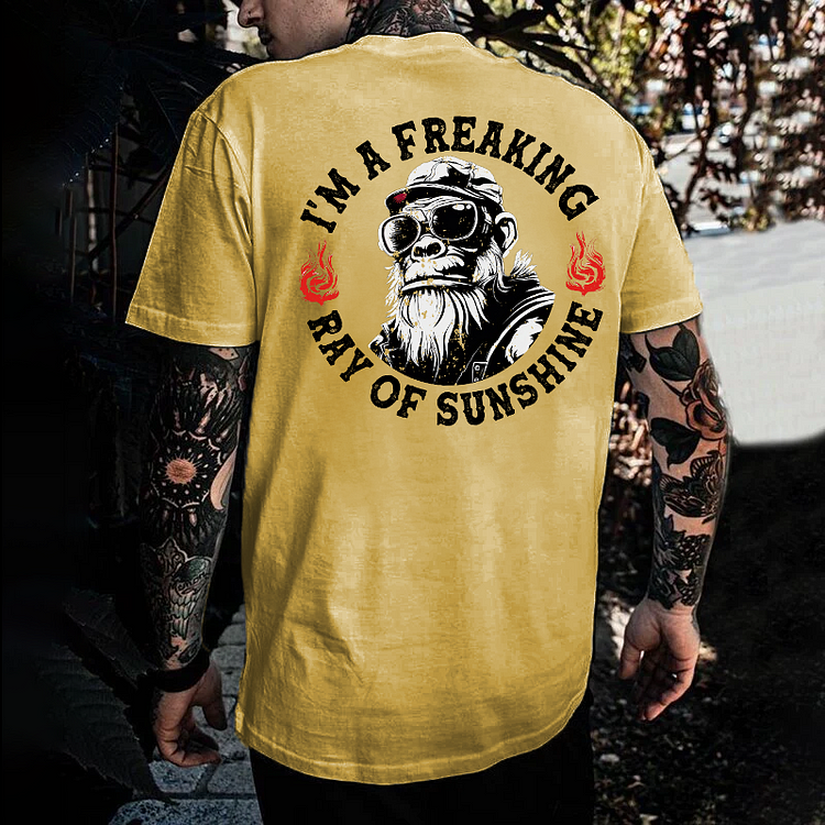 I'm A Freaking Ray Of Sunshine Men's T-shirt