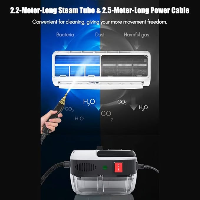 2500W Handheld High-Temperature Pressurized Steam Cleaner