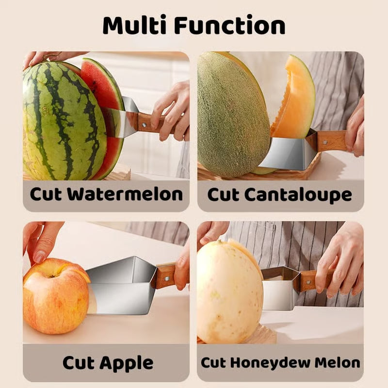 Clever tricks for cutting watermelons that make traditional knives seem outdated and dangerous.