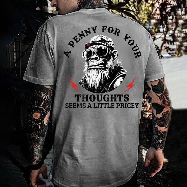 A Penny For You Printed Men's T-shirt