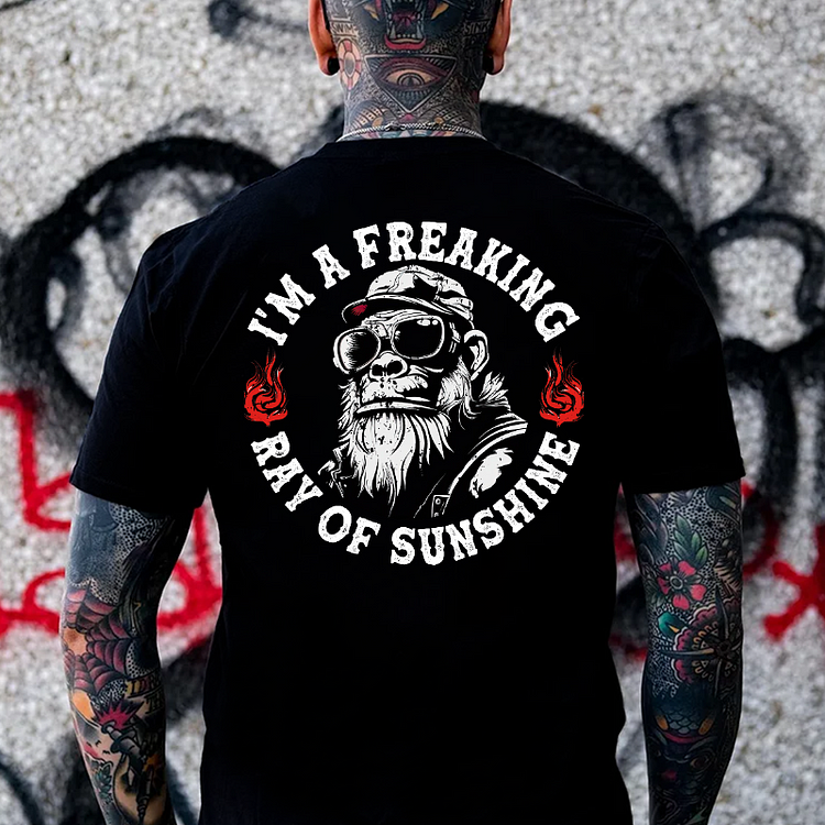I'm A Freaking Ray Of Sunshine Men's T-shirt