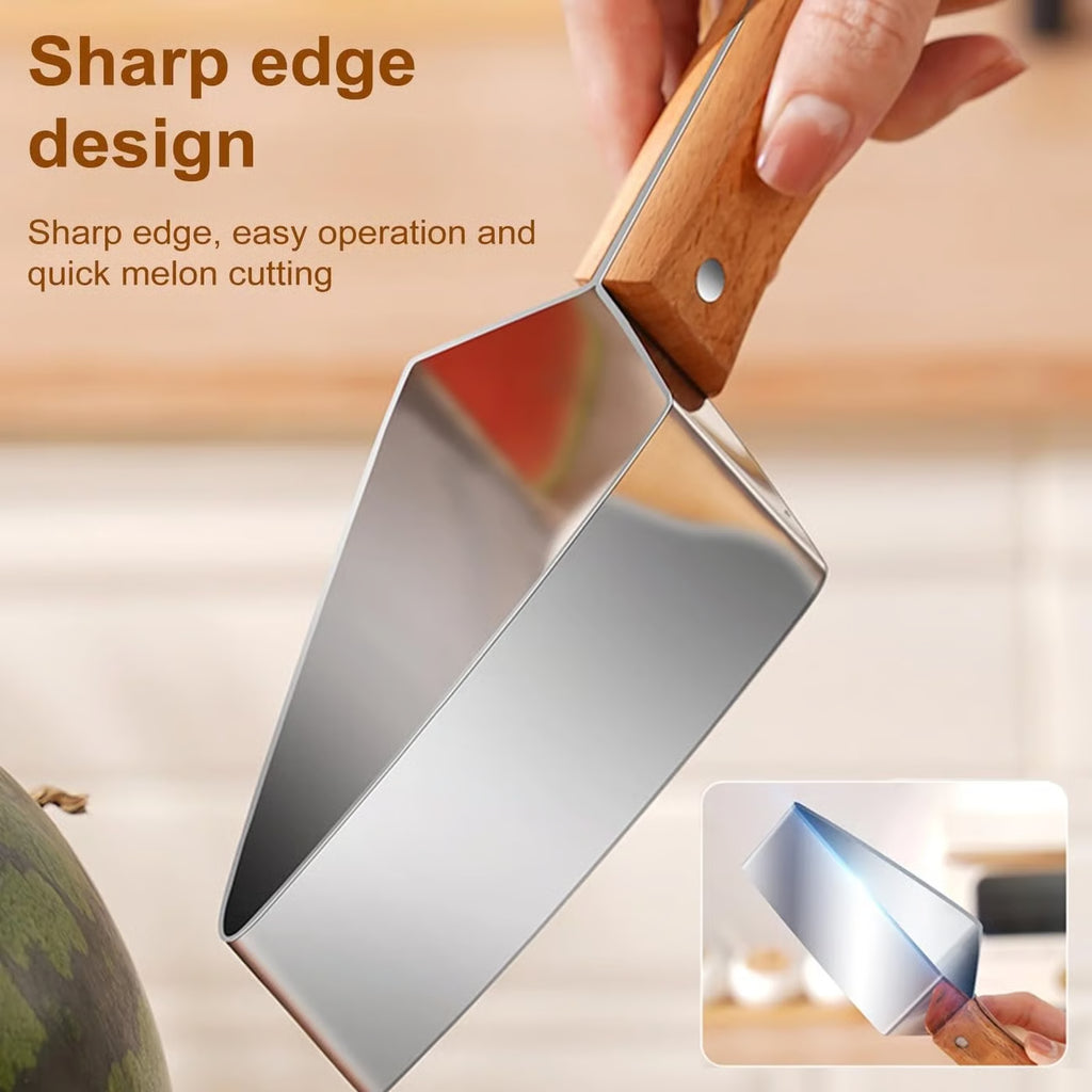 Clever tricks for cutting watermelons that make traditional knives seem outdated and dangerous.