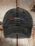 Neutral retro American Independence Day printed casual baseball cap
