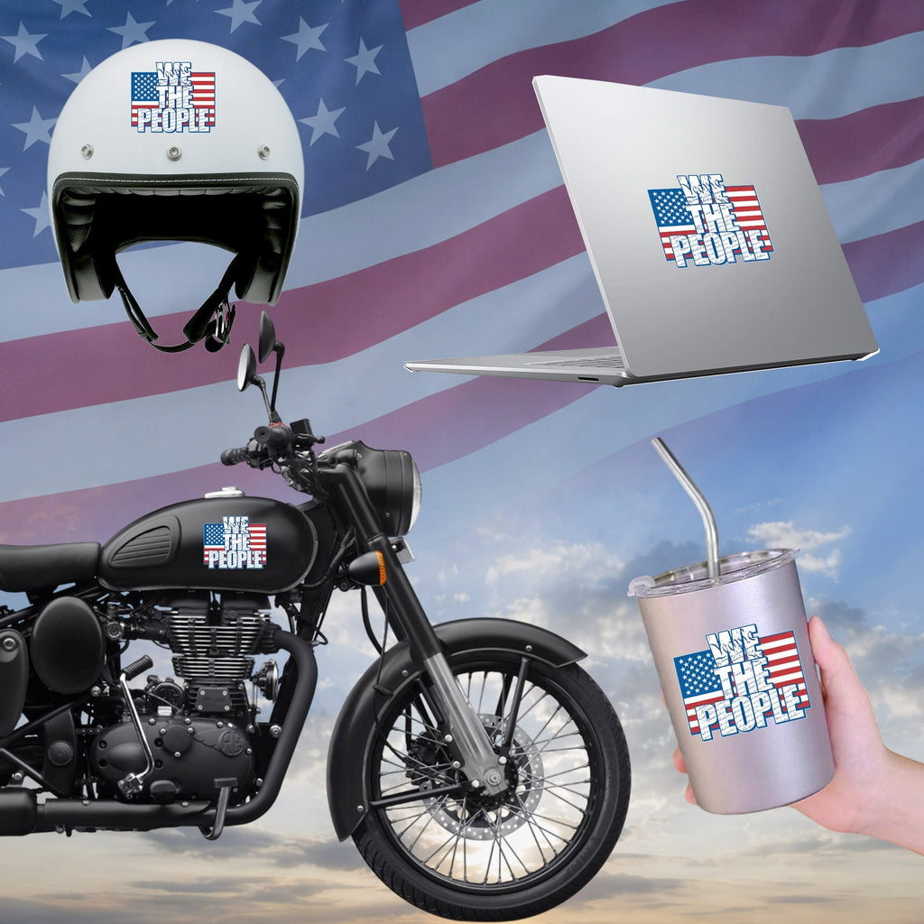 We the People 250th Anniversary Decal – USA Flag, 1776-2026 Sticker