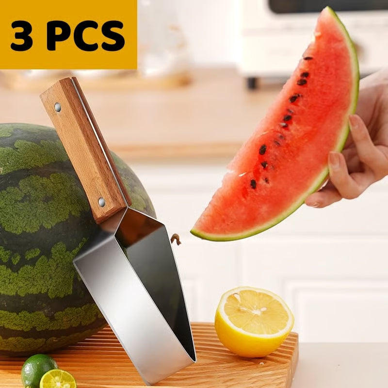Clever tricks for cutting watermelons that make traditional knives seem outdated and dangerous.