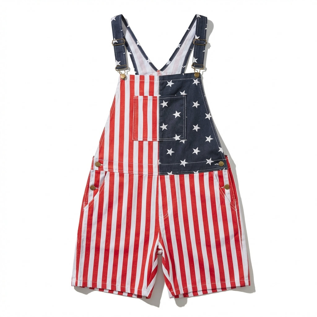 American Flag Overalls for July 4th & America 250 Celebrations