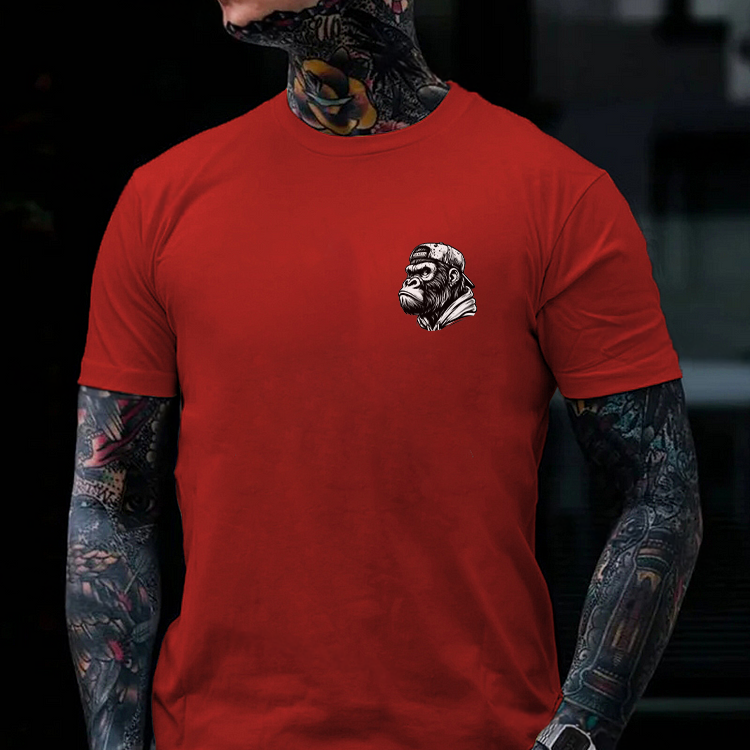 I'm A Bad Influence But We're Gonna Have A Lot Of Fun Monkey Men's T-shirt