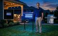 The Aless™ Solar Bug Zapper Outdoor delivers powerful