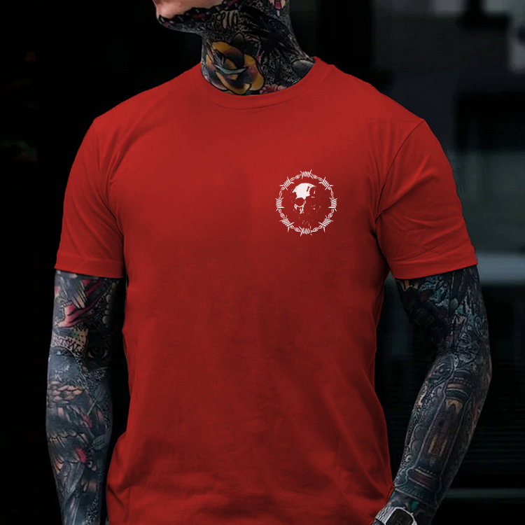 I Like Dogs Guns And Maybe 3 People Printed Men's T-shirt