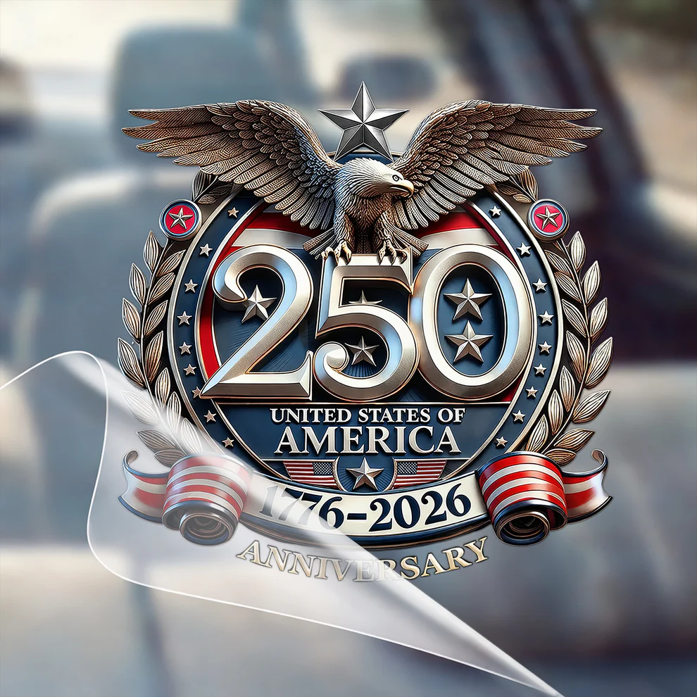 🔥 LIMITED TIME OFFER – 250th Anniversary Golden Eagle Patriotic Decal