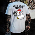 Who Came First Printed Men's T-shirt