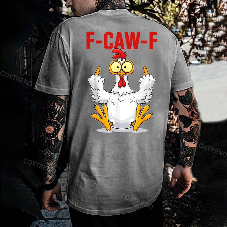 F-Caw-F Printed Men's T-shirt