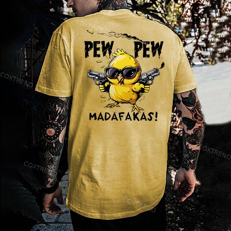 Pew Pew Madafakas Printed Men's T-shirt