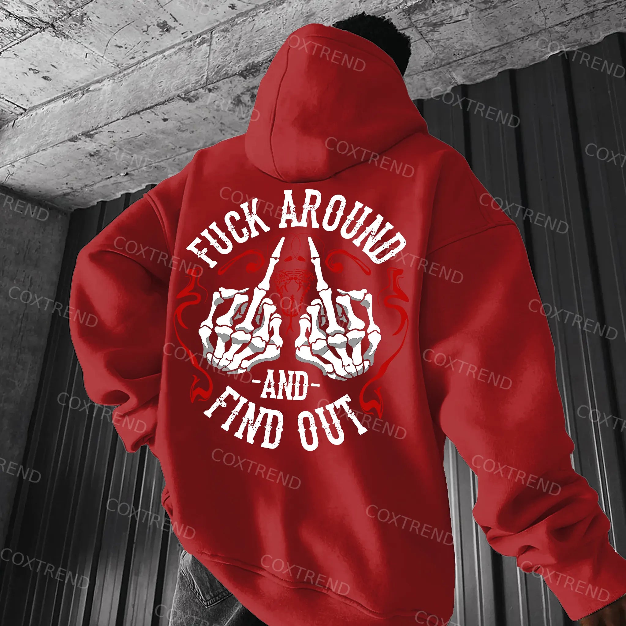 F*ck Around And Find Out Printed Men's Hoodie