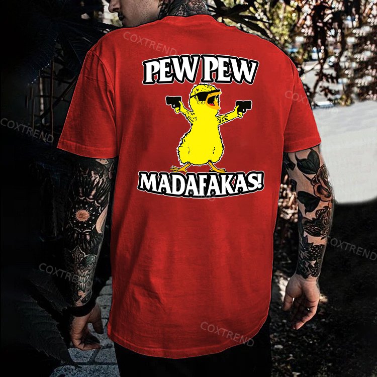 Pew Pew Madafakas Printed Men's T-shirt