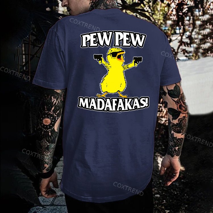 Pew Pew Madafakas Printed Men's T-shirt
