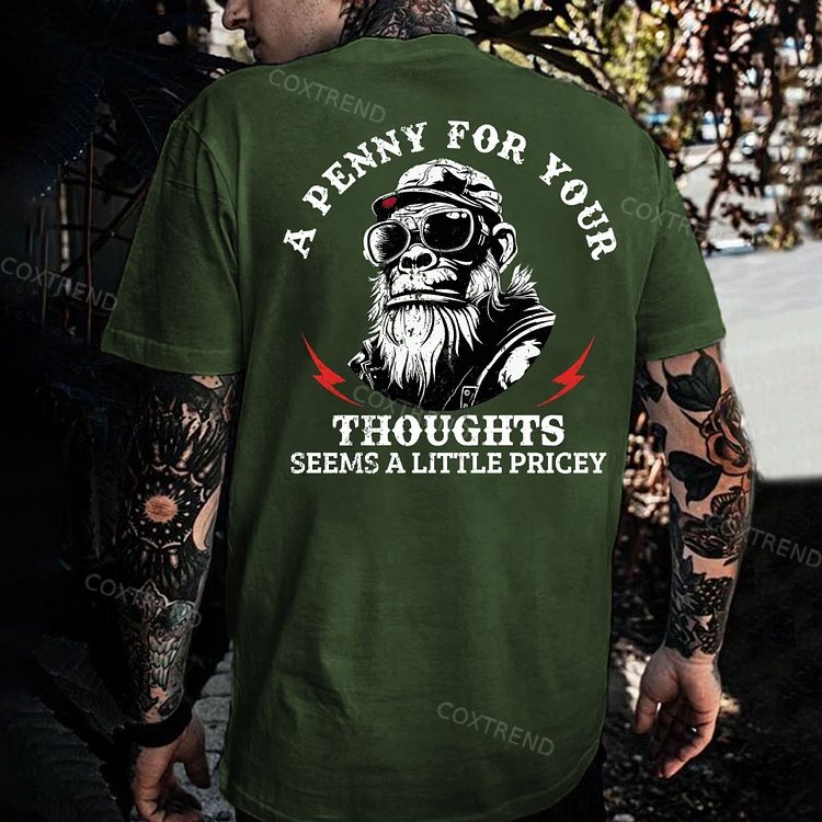 A Penny For You Printed Men's T-shirt