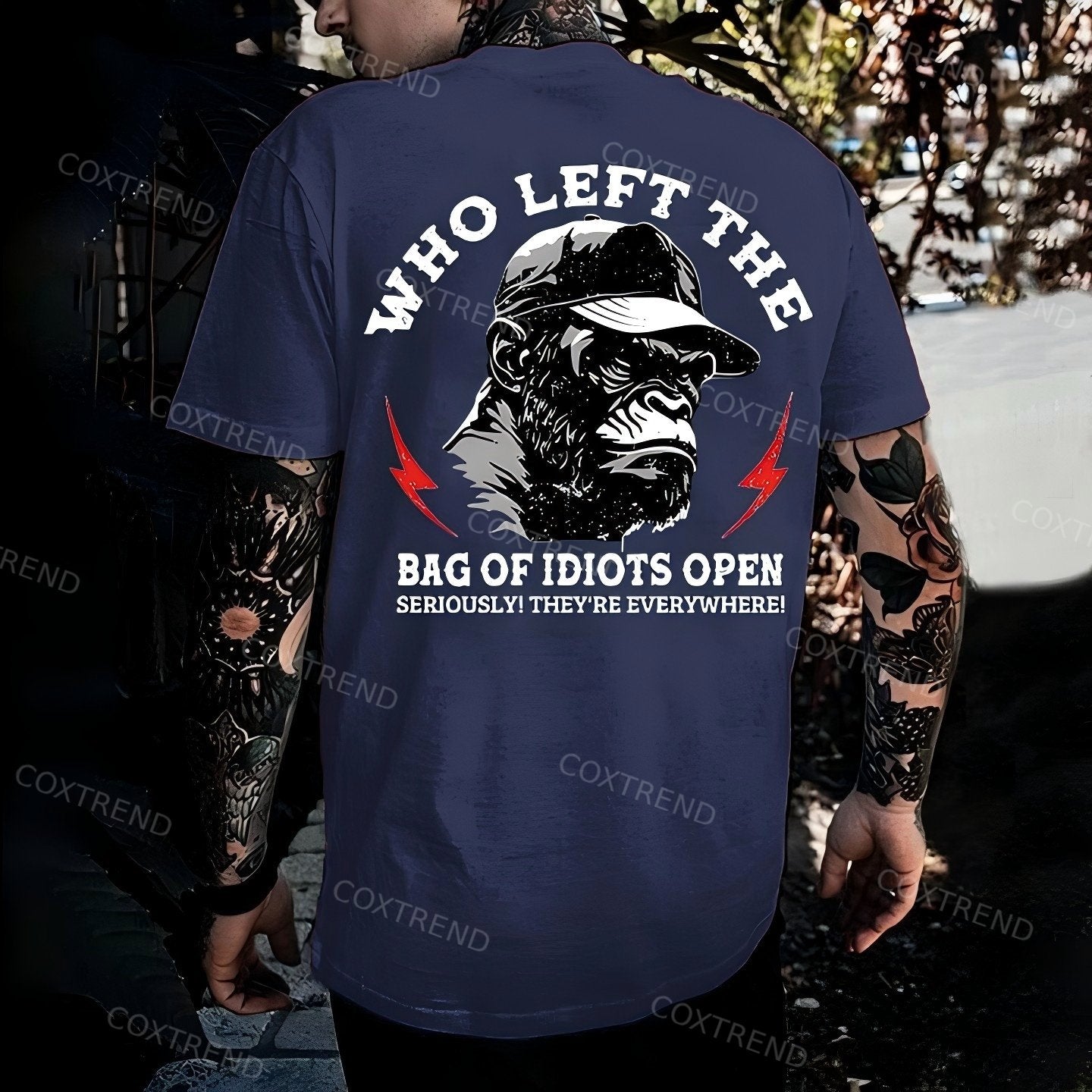 Who Left The Bag Of Idiots Open T-shirt