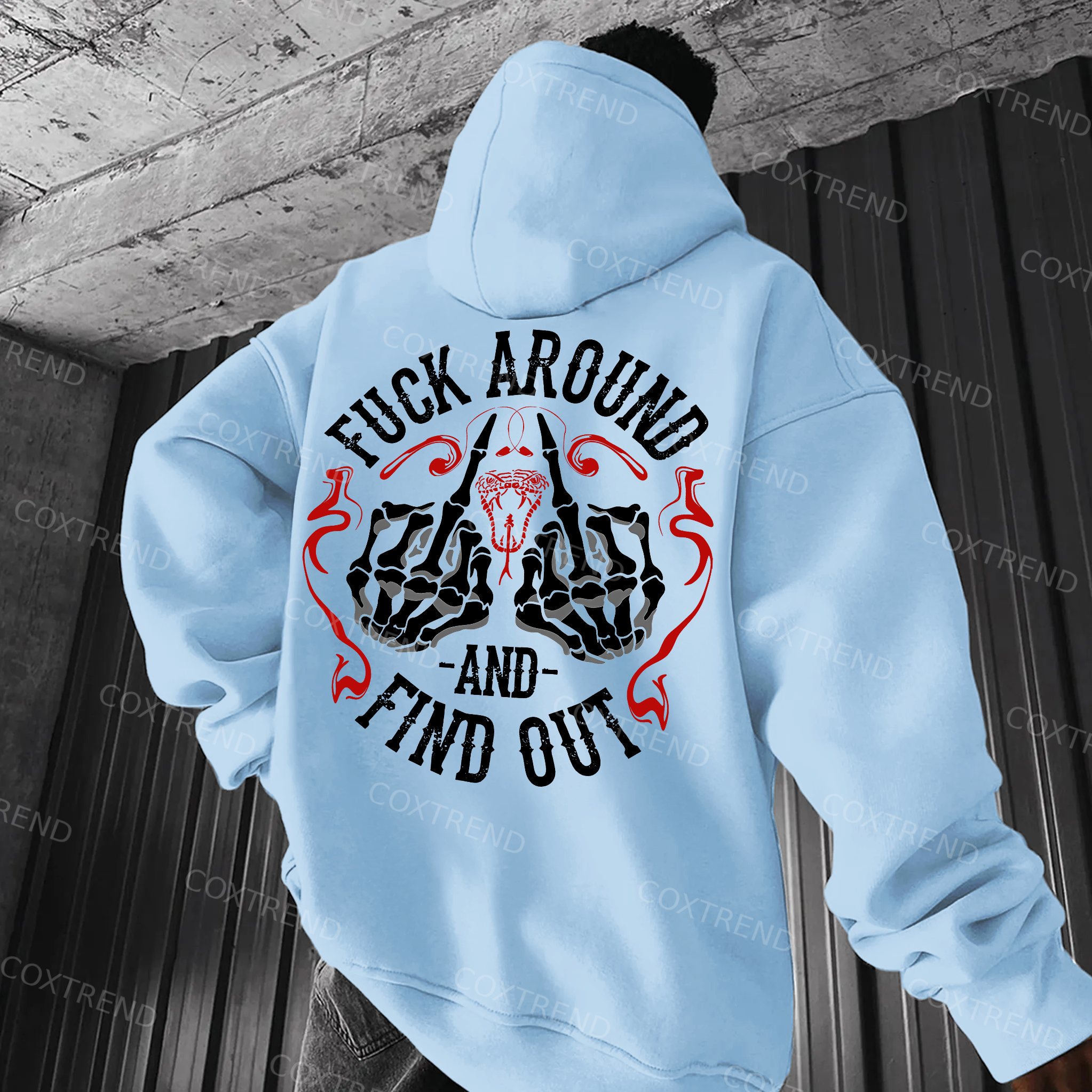 F*ck Around And Find Out Printed Men's Hoodie