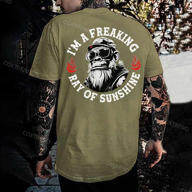 I'm A Freaking Ray Of Sunshine Men's T-shirt