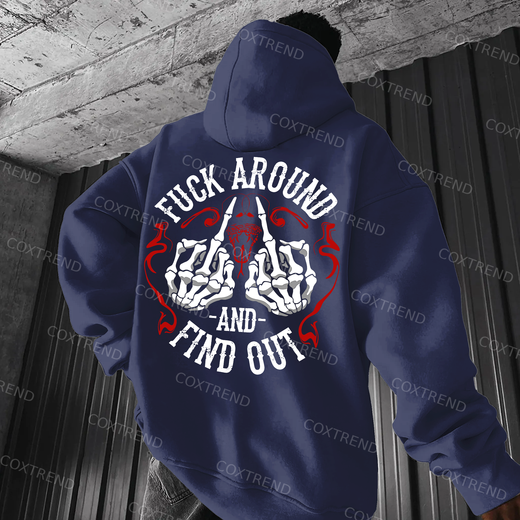 F*ck Around And Find Out Printed Men's Hoodie