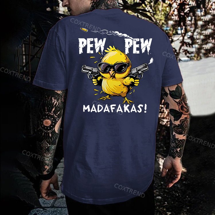 Pew Pew Madafakas Printed Men's T-shirt