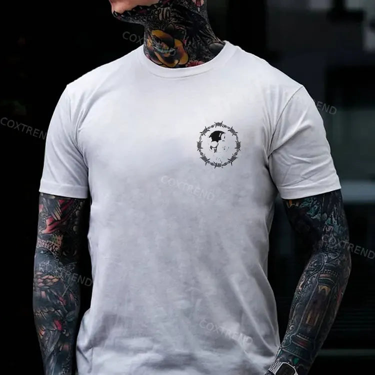 I Like Dogs Guns And Maybe 3 People Printed Men's T-shirt