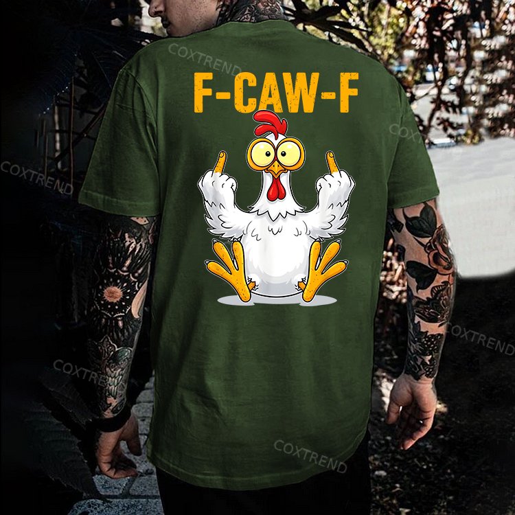 F-Caw-F Printed Men's T-shirt