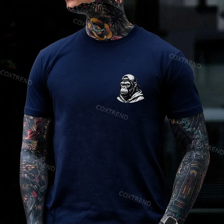In My Defense I Was Left Unsupervised Monkey Men's T-shirt