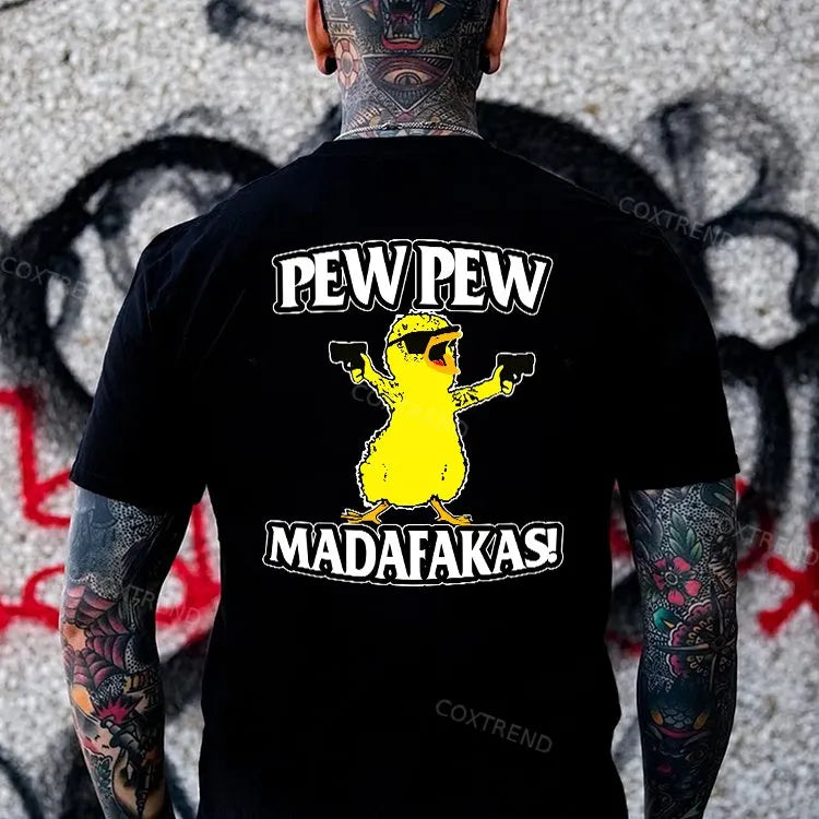 Pew Pew Madafakas Printed Men's T-shirt