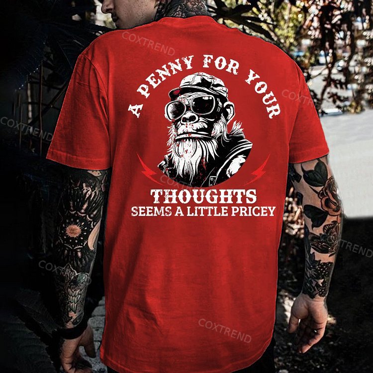 A Penny For You Printed Men's T-shirt