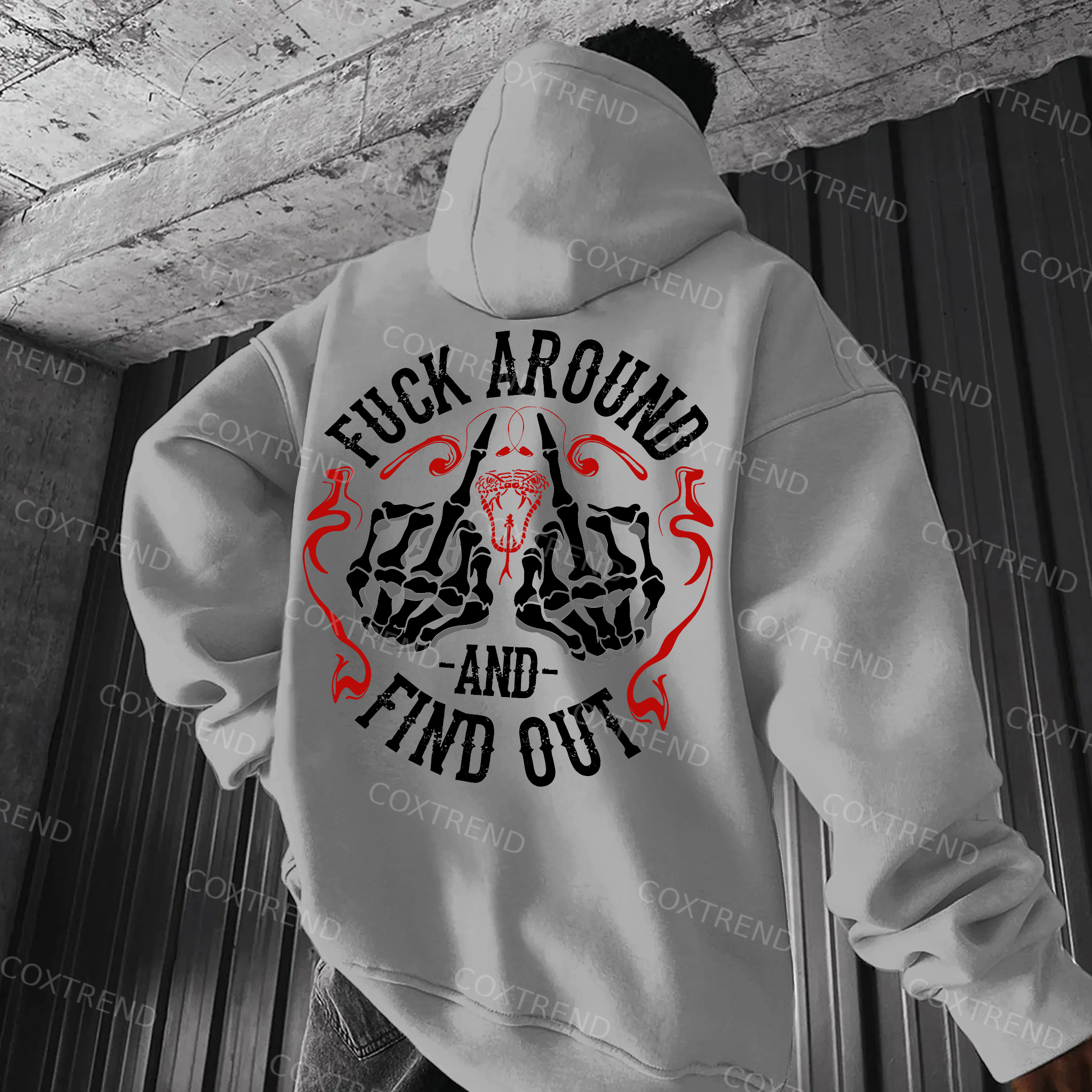 F*ck Around And Find Out Printed Men's Hoodie
