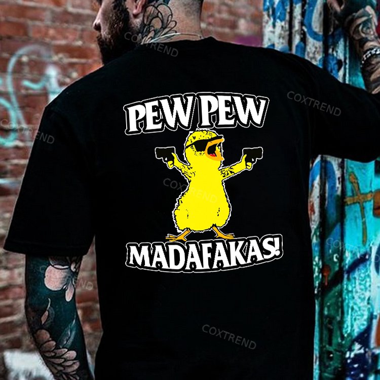 Pew Pew Madafakas Printed Men's T-shirt
