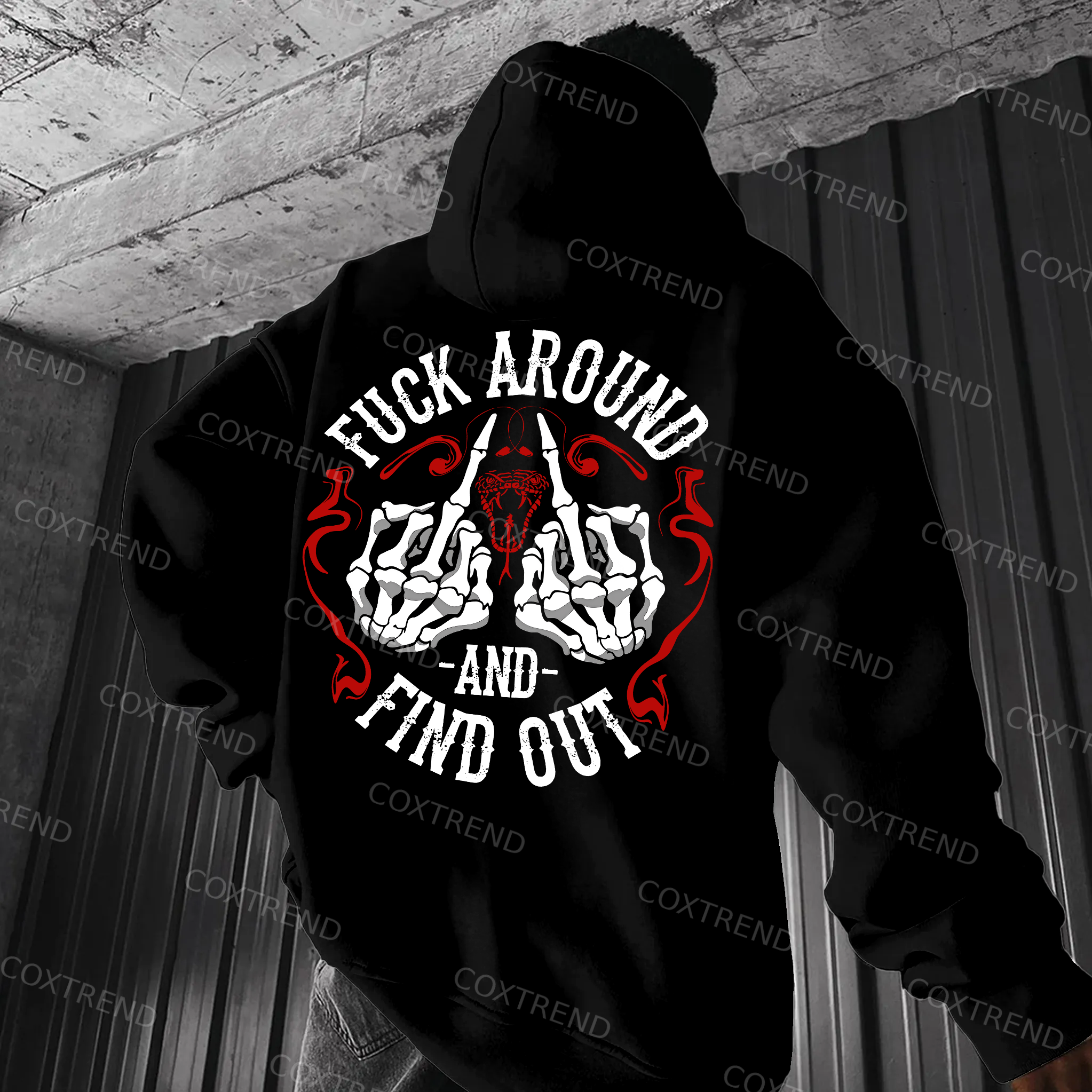 F*ck Around And Find Out Printed Men's Hoodie