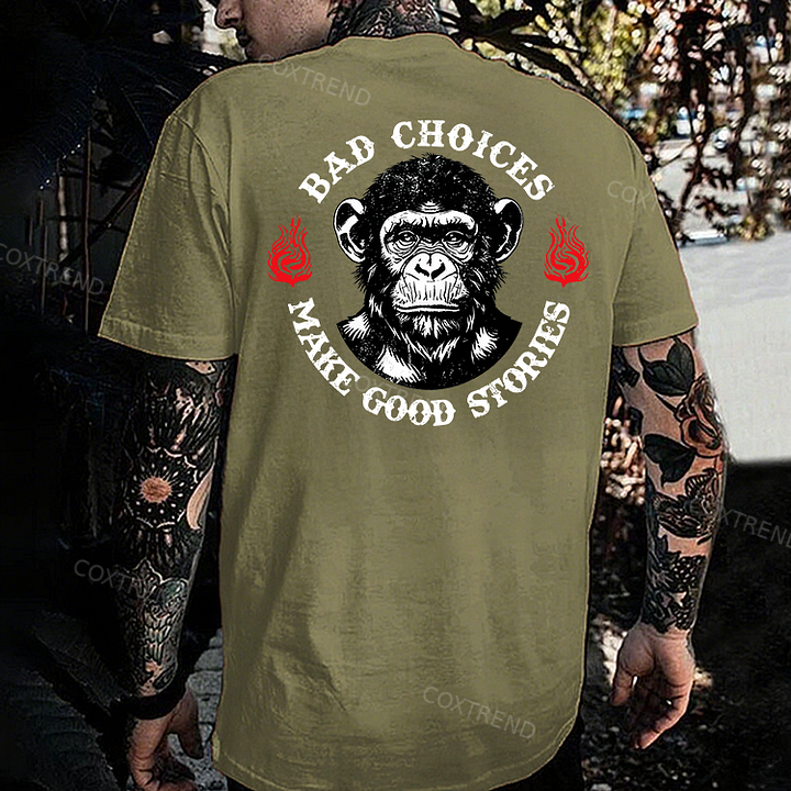Bad Choices Make Good Stories Men's T-shirt