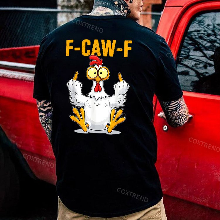 F-Caw-F Printed Men's T-shirt
