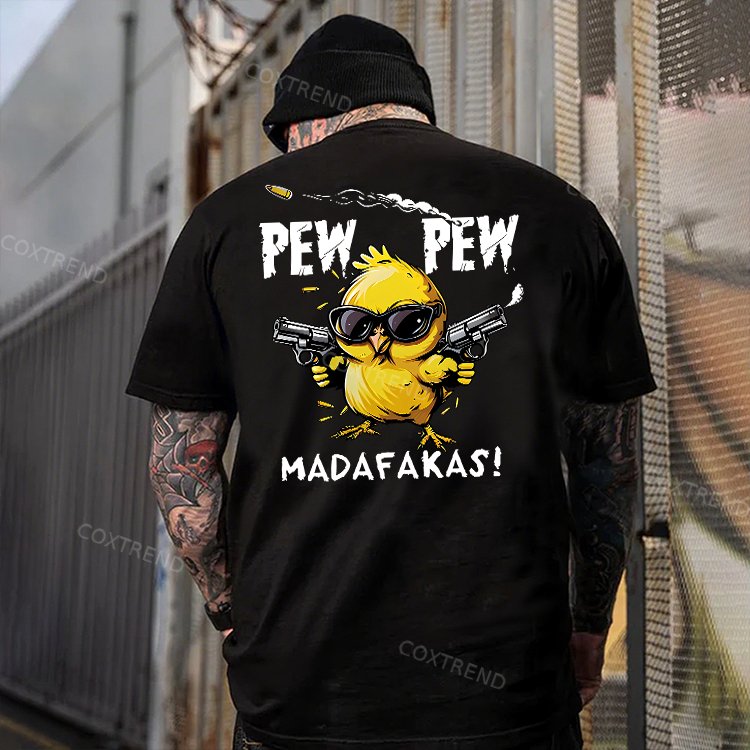 Pew Pew Madafakas Printed Men's T-shirt