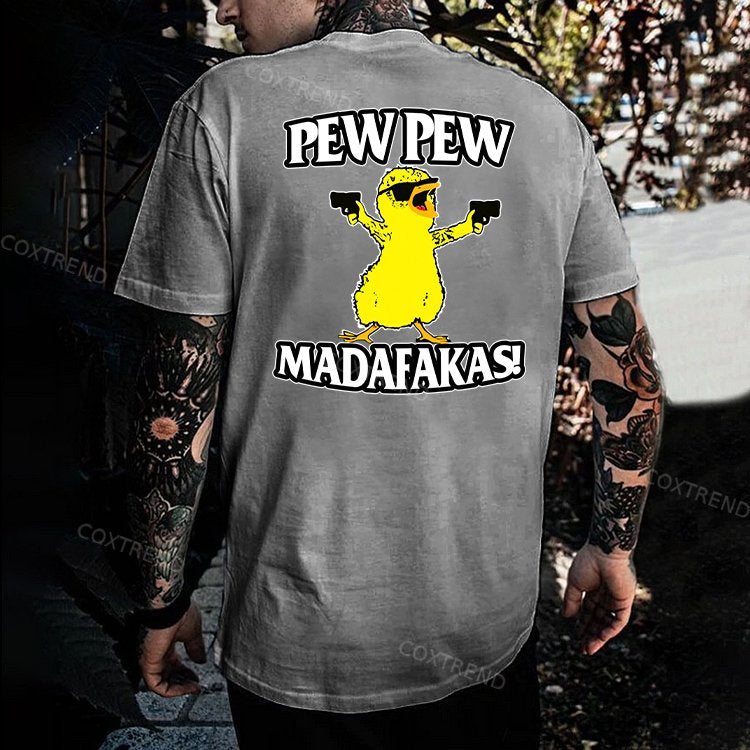 Pew Pew Madafakas Printed Men's T-shirt
