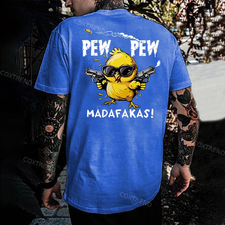 Pew Pew Madafakas Printed Men's T-shirt