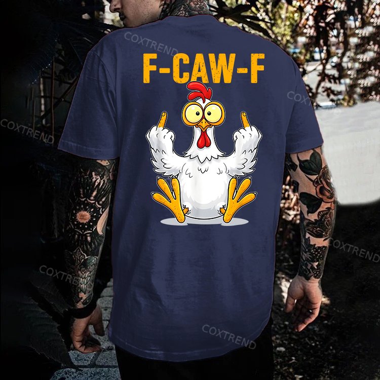 F-Caw-F Printed Men's T-shirt