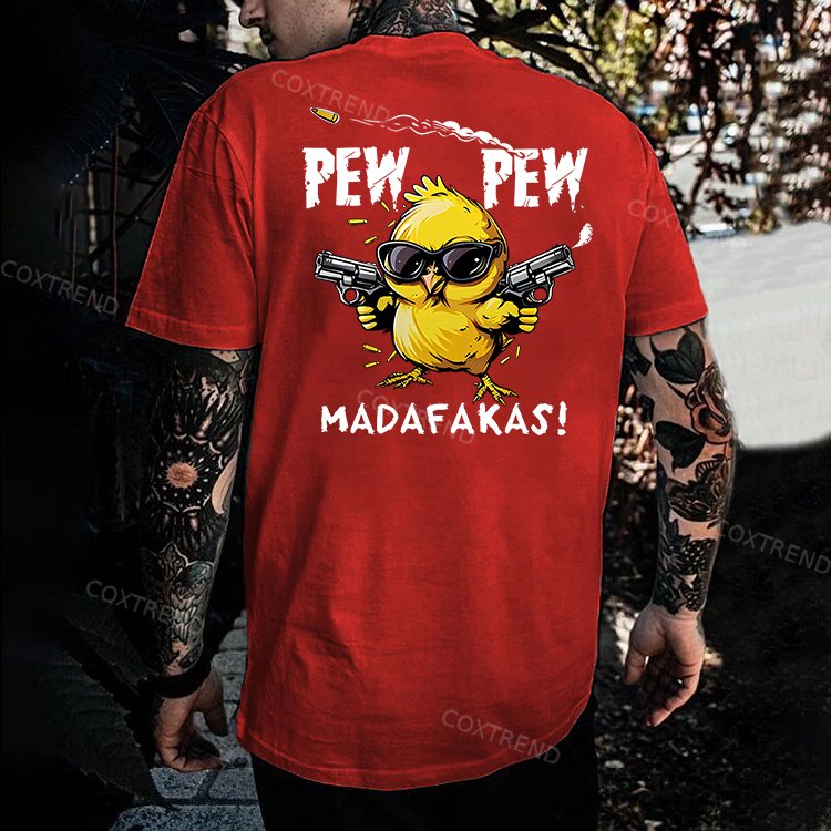 Pew Pew Madafakas Printed Men's T-shirt