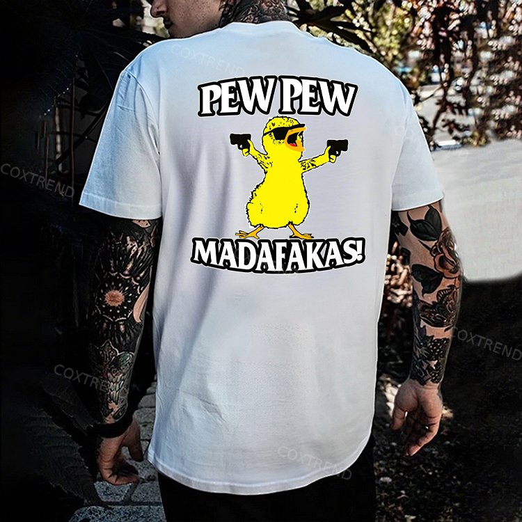 Pew Pew Madafakas Printed Men's T-shirt
