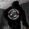 Nobody Cares Work Harder Printed Men's Hoodie