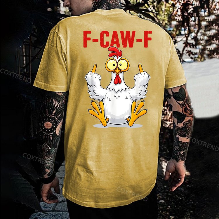 F-Caw-F Printed Men's T-shirt