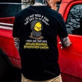 I Do Not Need A Sign That Says 'Do Not Disturb' I Need One That Says Already Disturbed, Proceed With Caution Printed Men's T-shirt